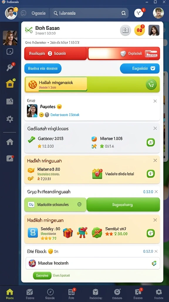 333v - Tampilan awal aplikasinya yang menarik dan user-friendly.
