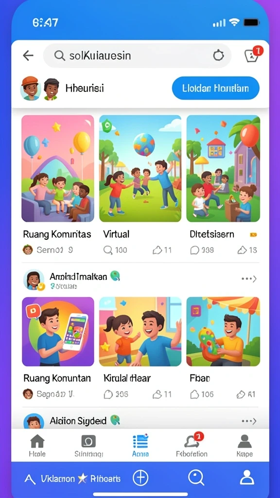 berkah6 - Tampilan antarmuka yang intuitif dan menarik.