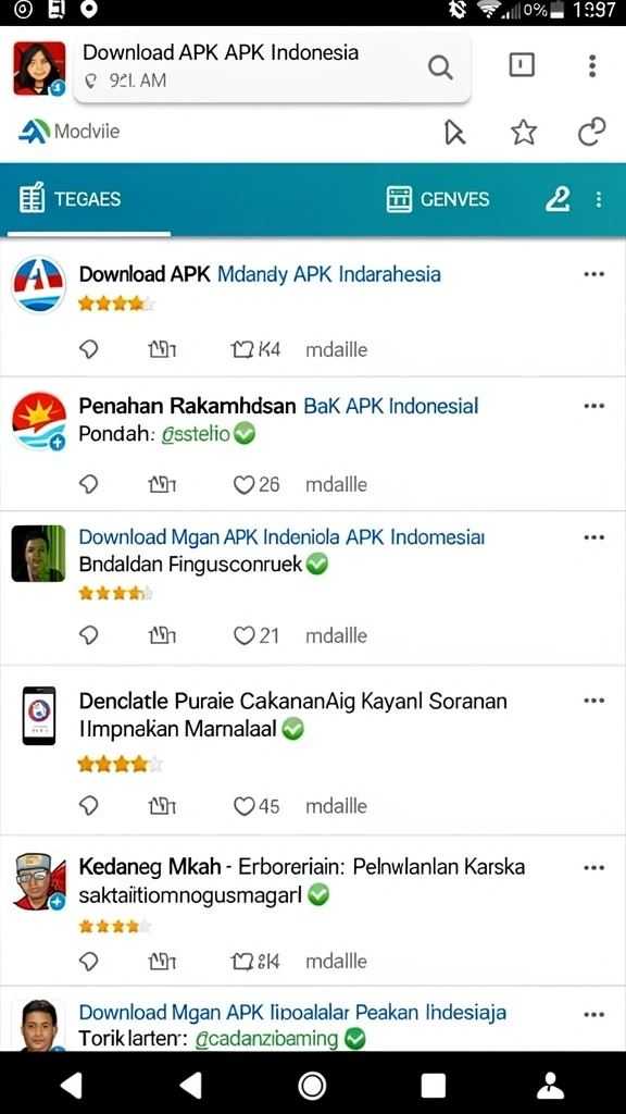 garuda999 - Tampilan antar muka yang intuitif dan menarik.