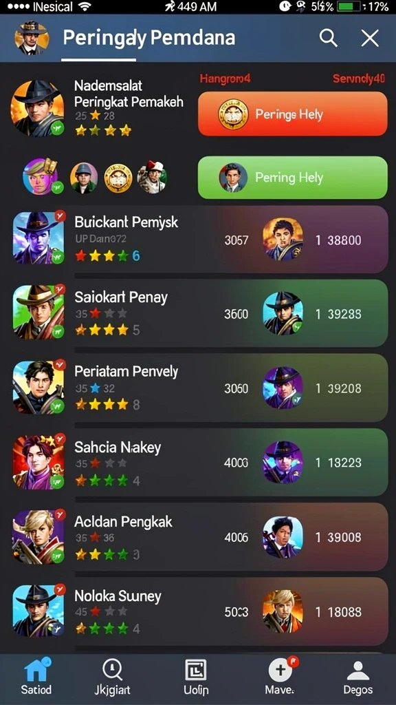 idnscore - Tampilan antarmuka utama yang menarik.