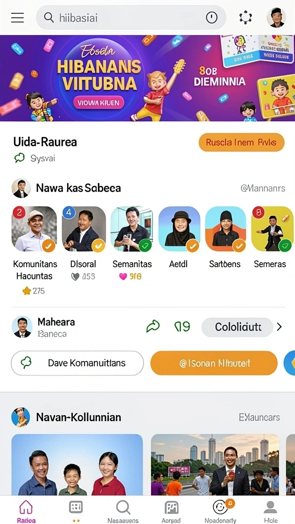 kokitoto - Tampilan awal KOKITOTO yang menarik dan intuitif.