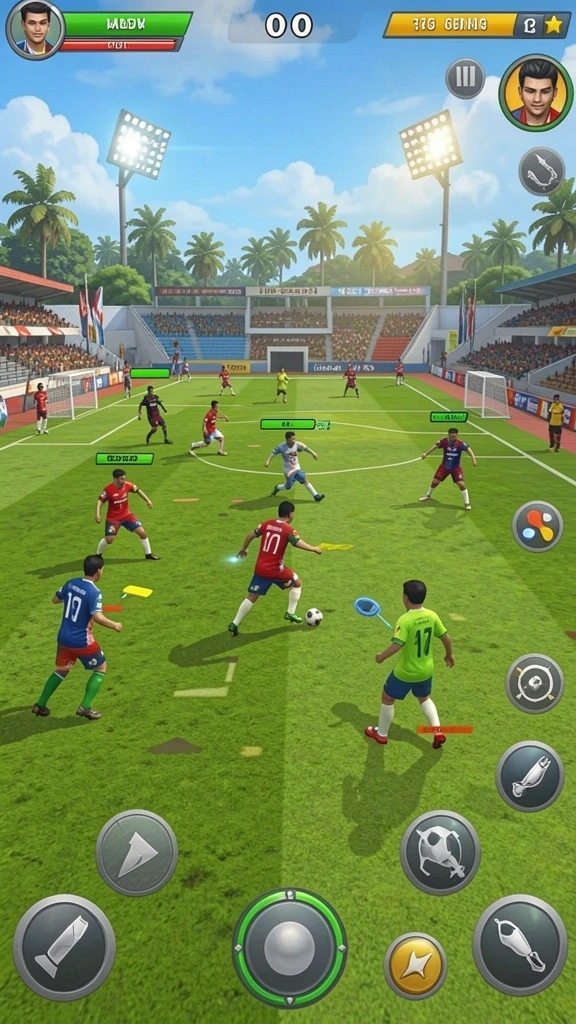 krisna96 - Tampilan level yang menakjubkan dan penuh warna.