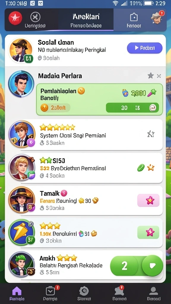 ollo4d - Menampilkan karakter unik dalam misi petualangan.